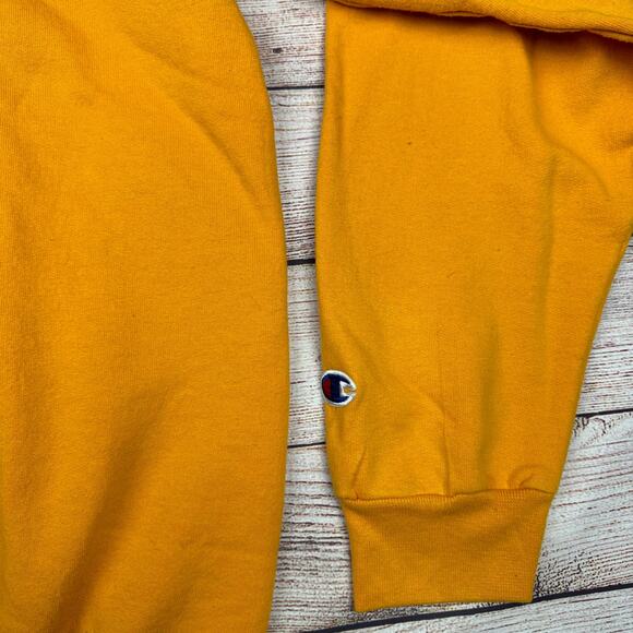 The Hundreds X Champion Yellow Crewneck Sweatshirt - Picture 2 of 6